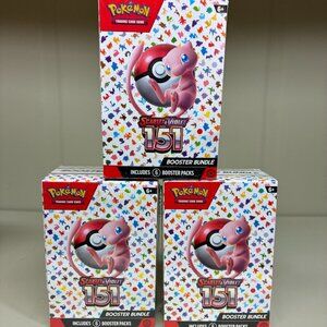 Pokemon TCG: Scarlet & Violet-151 Booster Bundle Lot Of 3